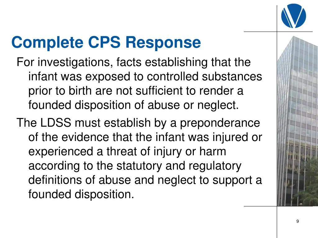 complete cps response for investigations facts