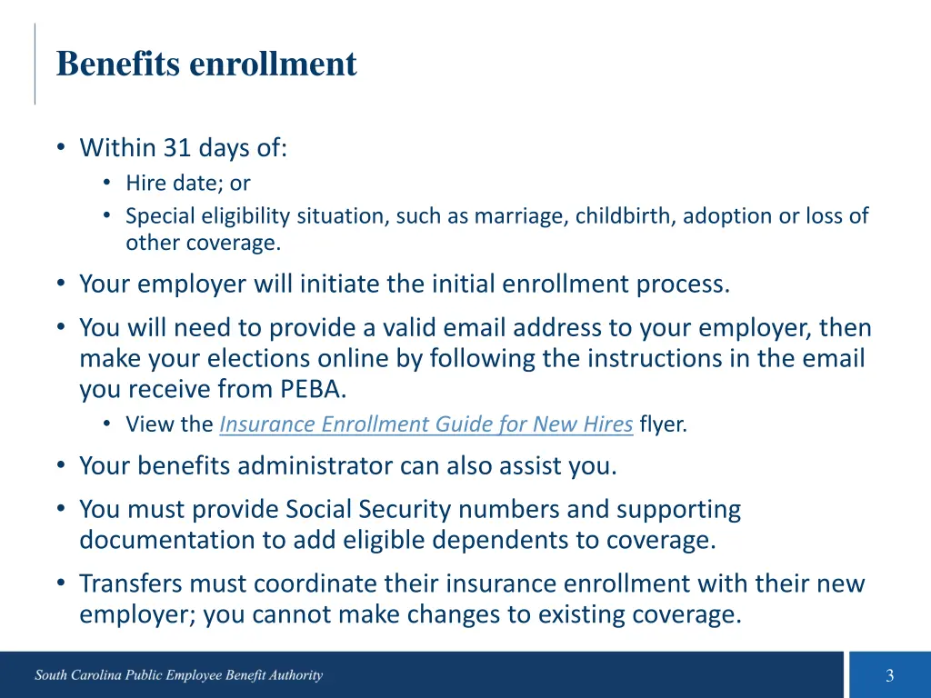 benefits enrollment