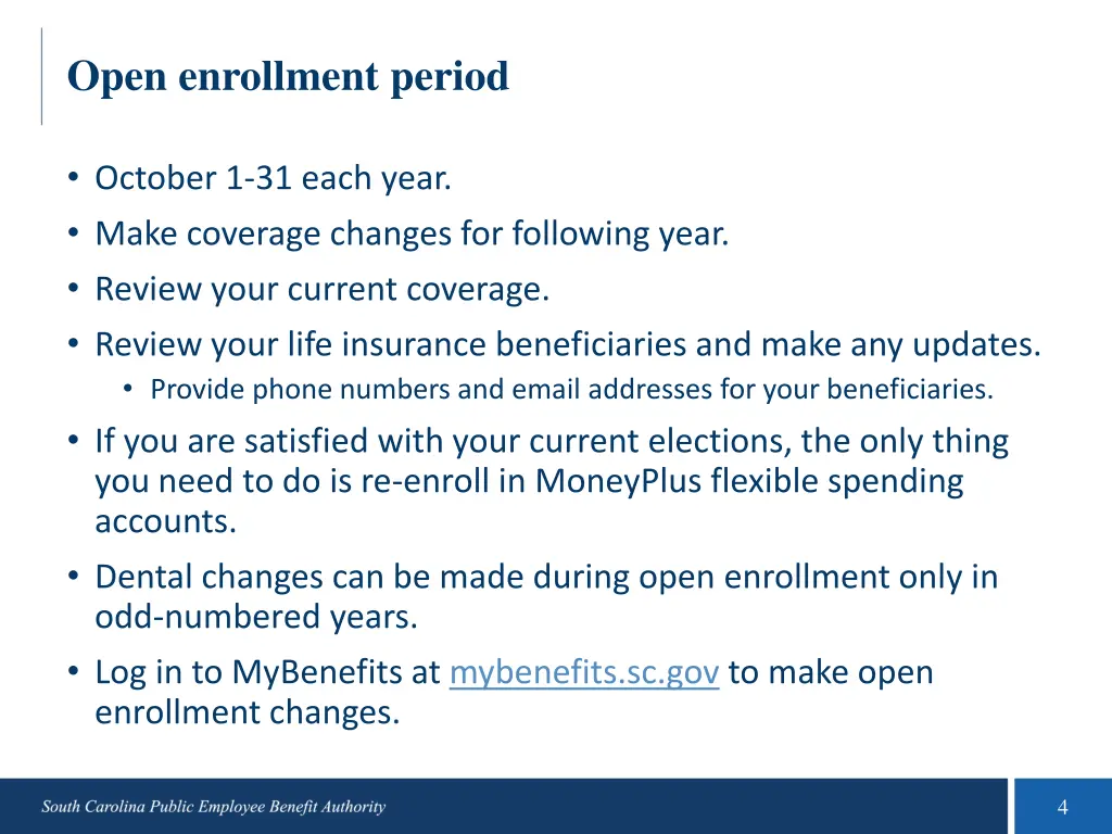 open enrollment period