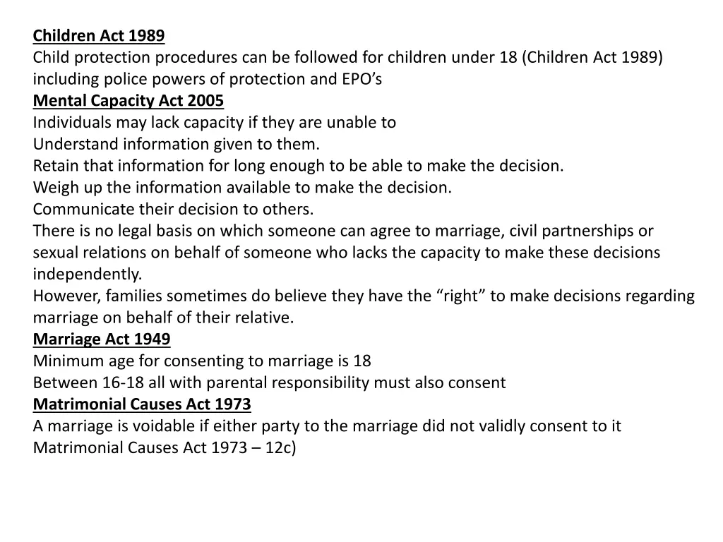 children act 1989 child protection procedures