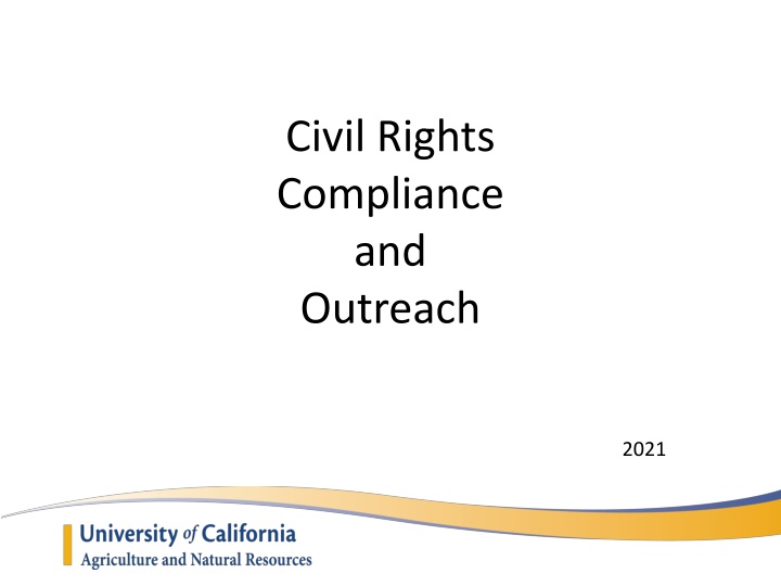 civil rights compliance and outreach