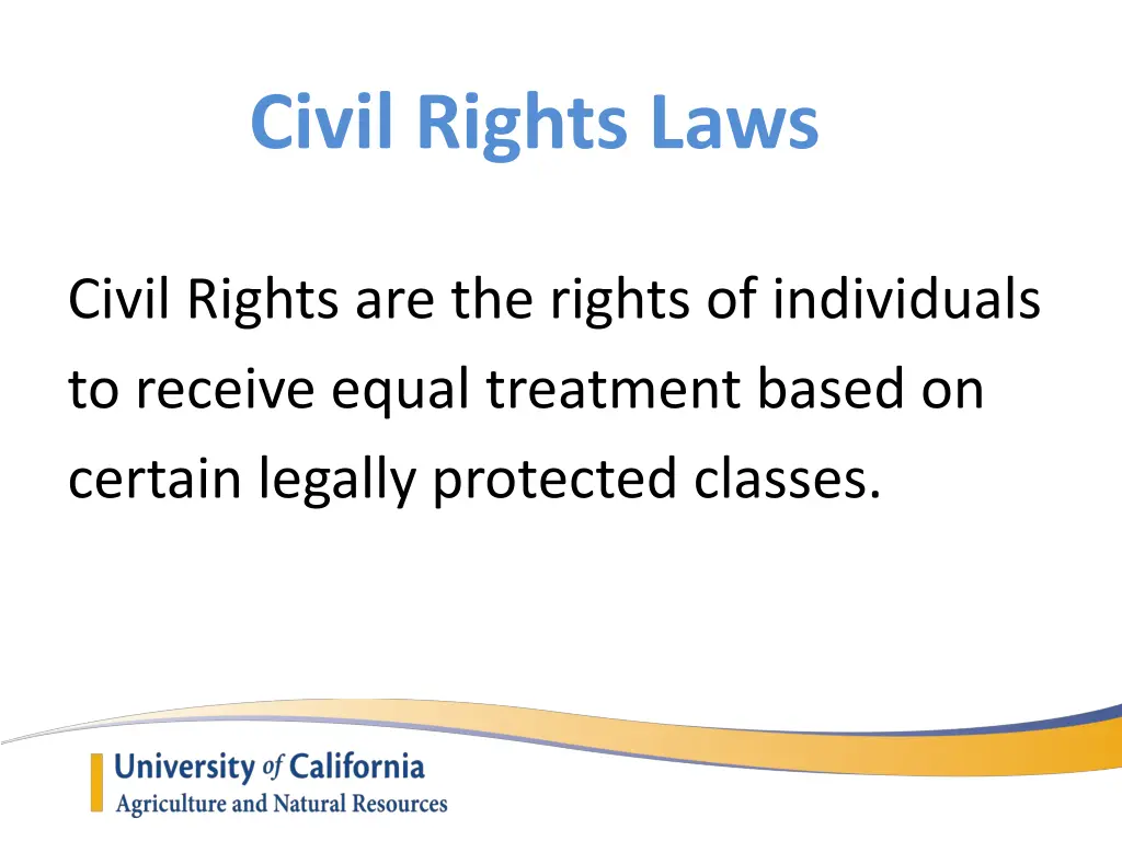 civil rights laws