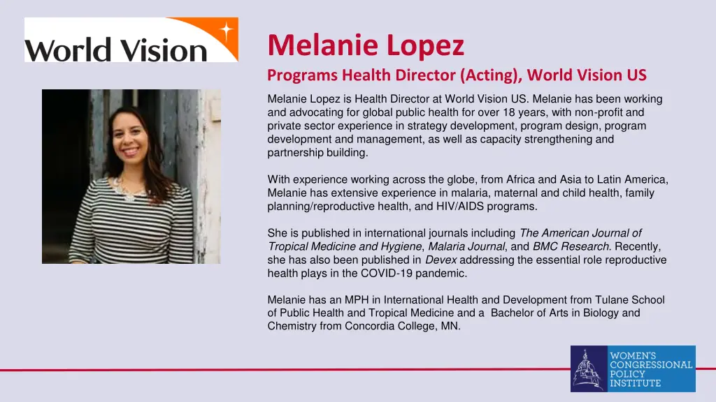 melanie lopez programs health director acting