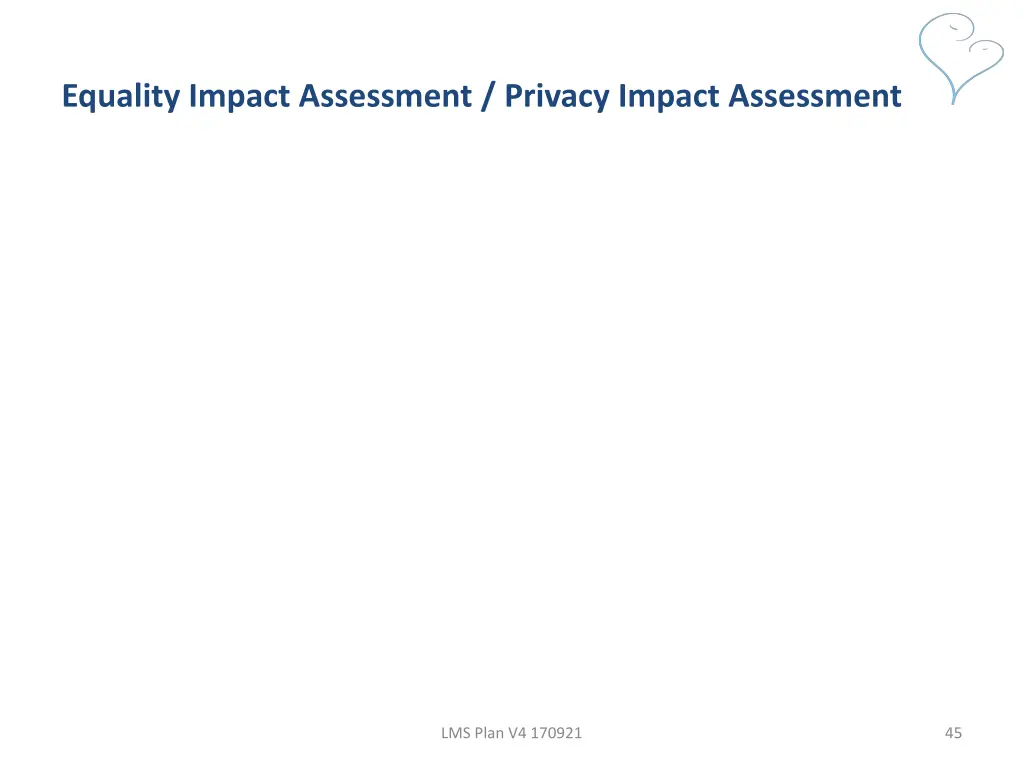 equality impact assessment privacy impact