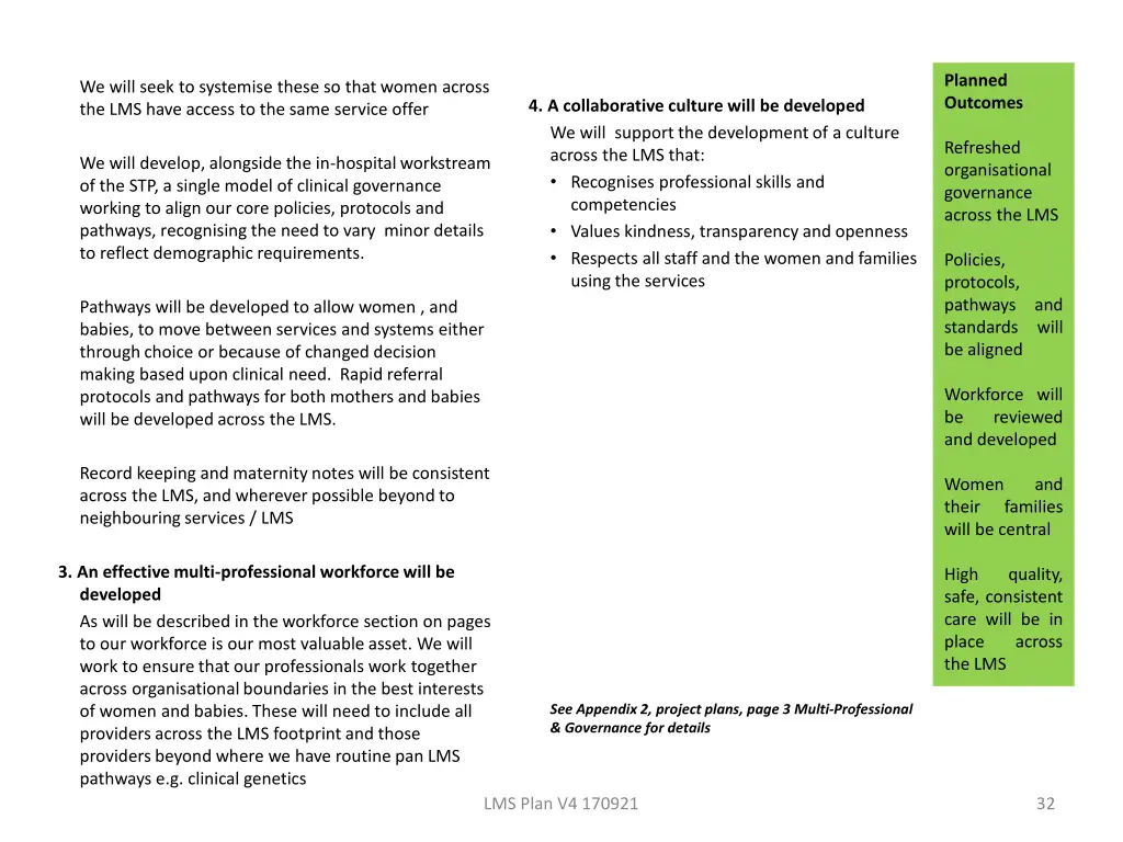 planned outcomes 1