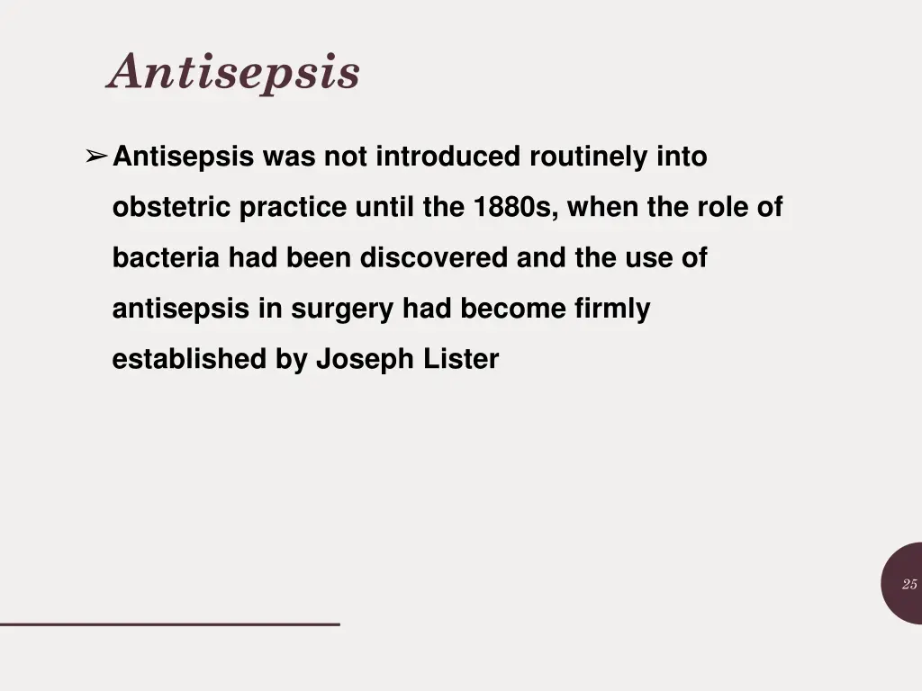 antisepsis