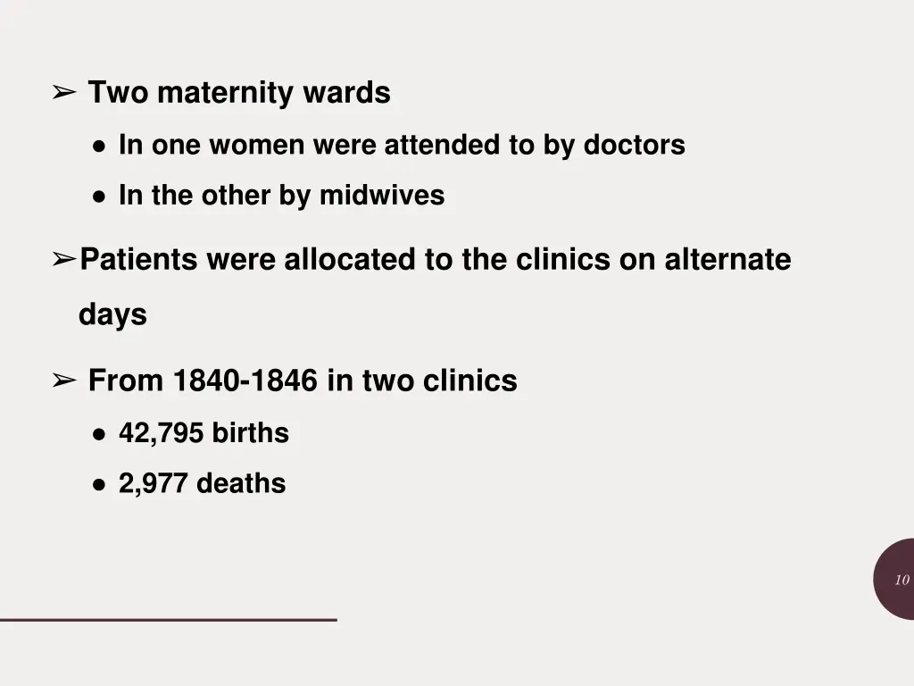 two maternity wards