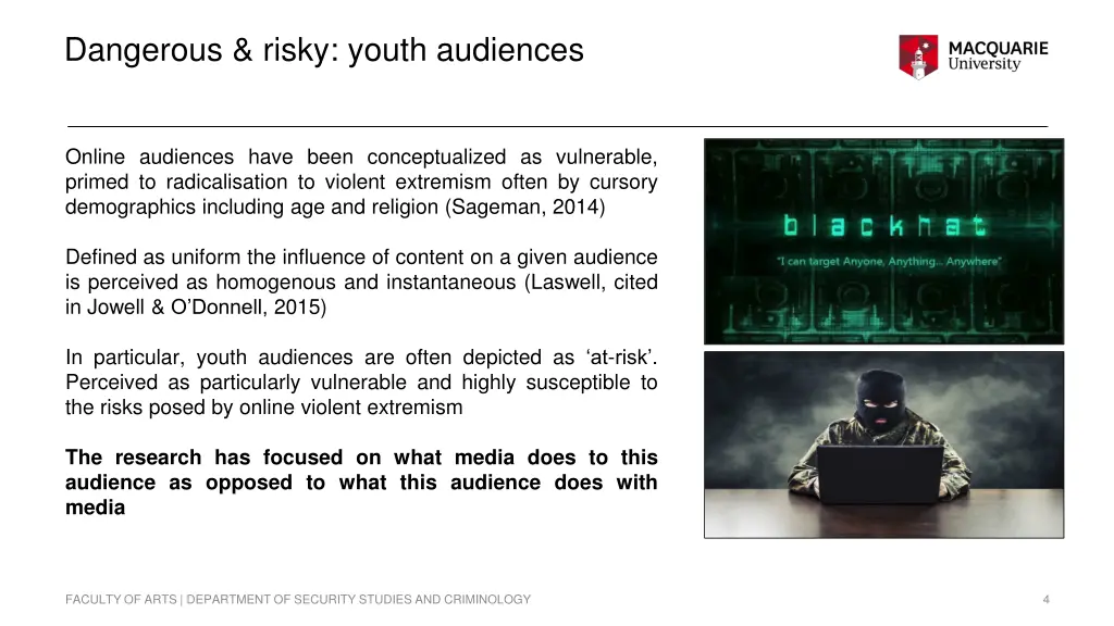 dangerous risky youth audiences