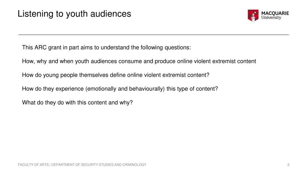 listening to youth audiences