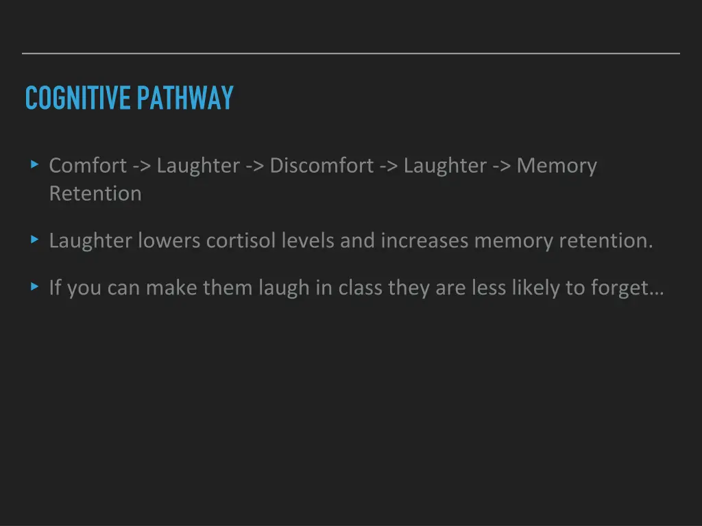 cognitive pathway 1