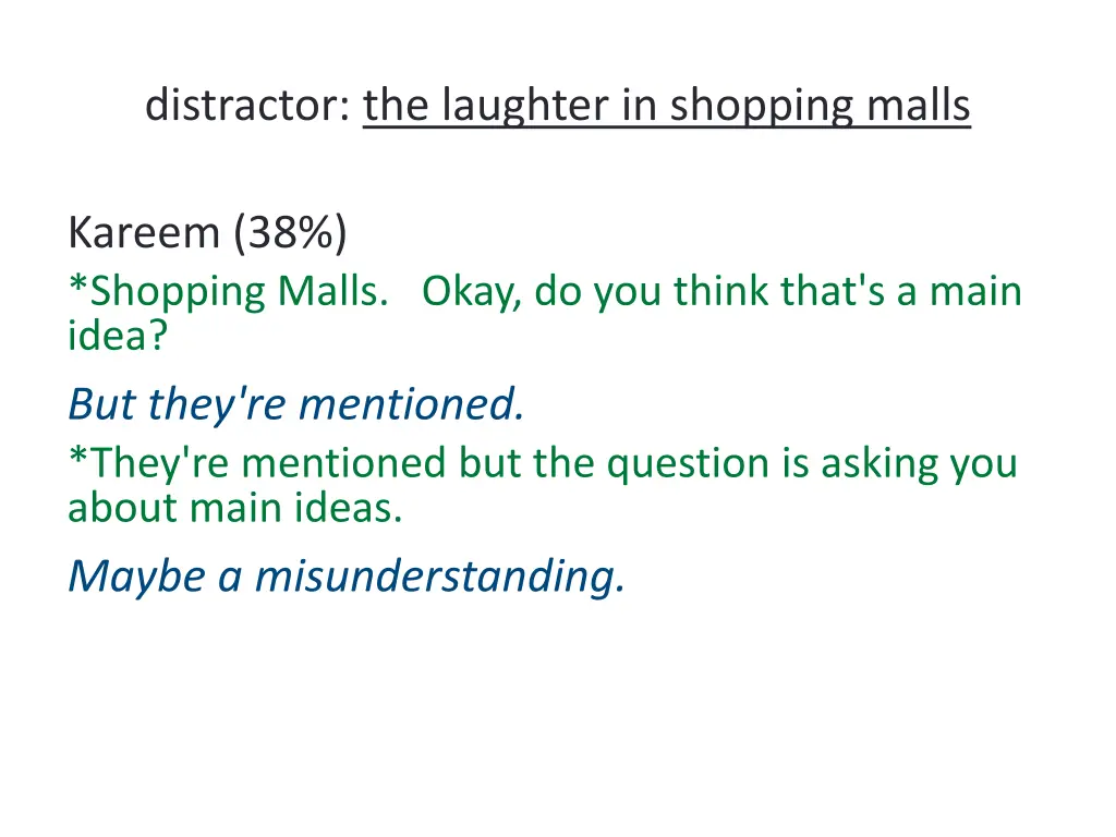 distractor the laughter in shopping malls 1