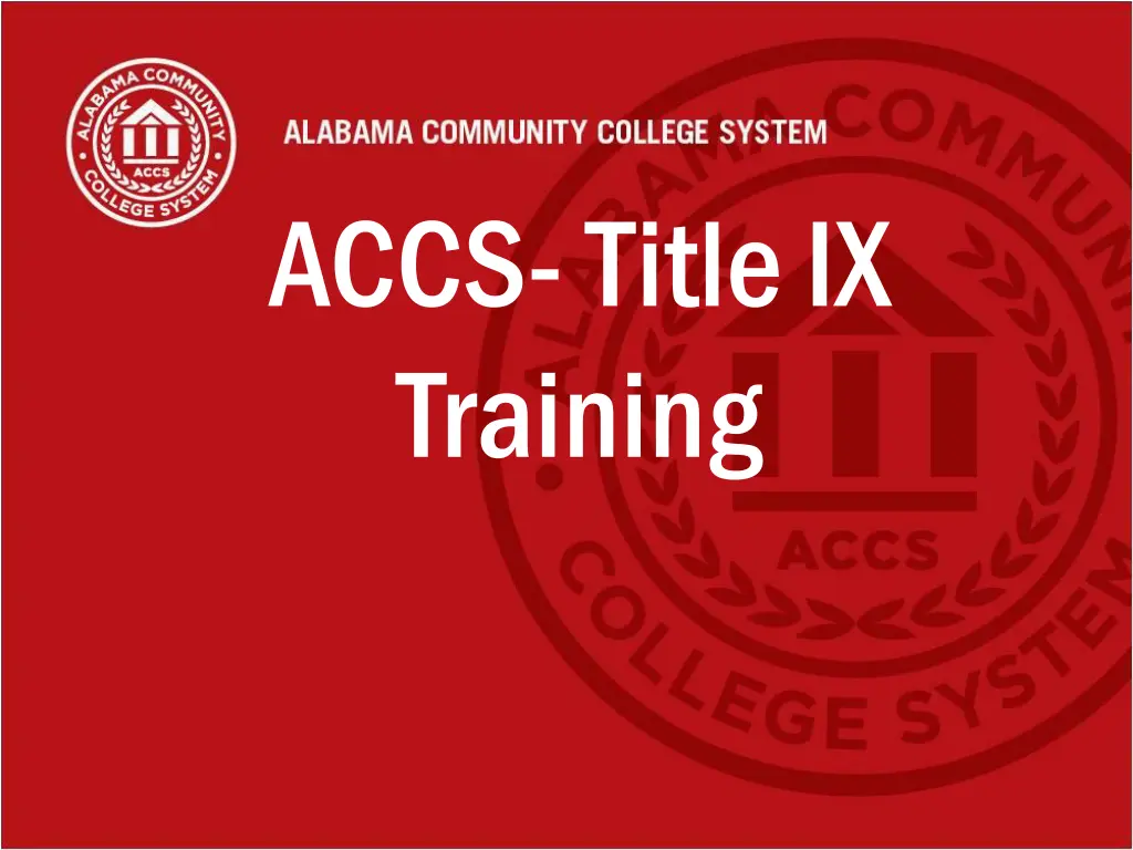 accs title ix training