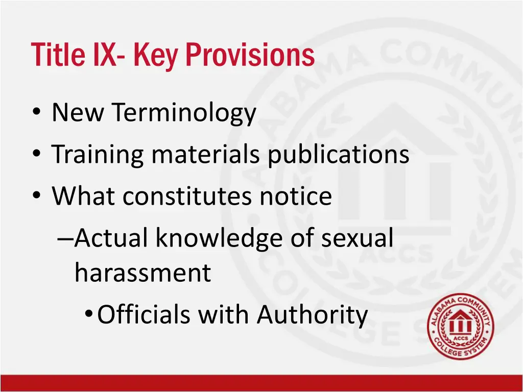 title ix key provisions 1