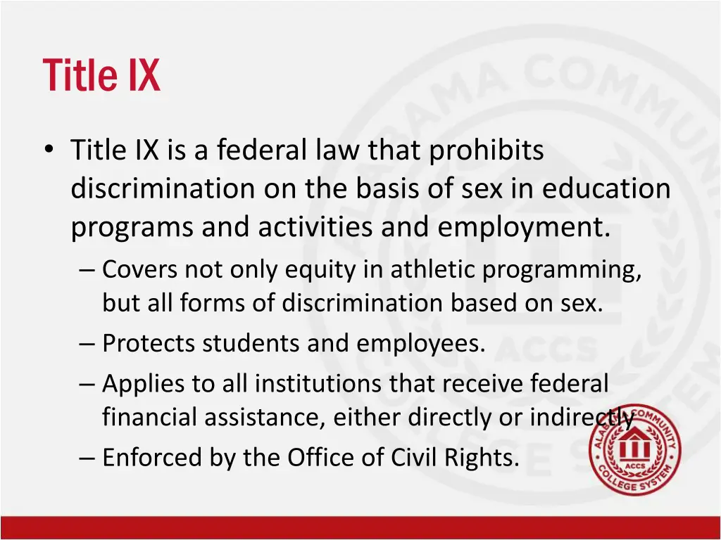 title ix