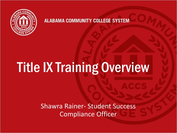 title ix training overview