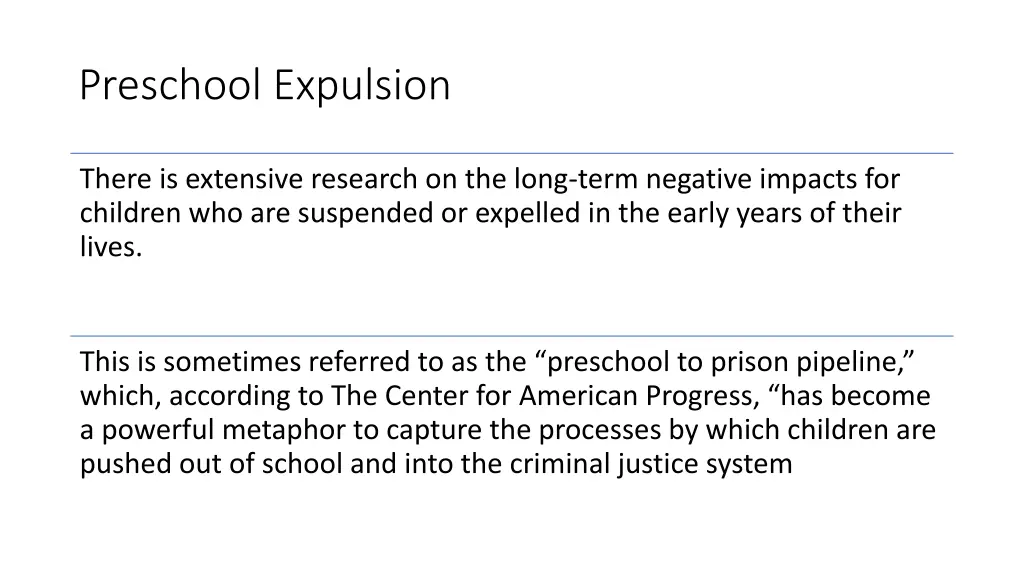 preschool expulsion