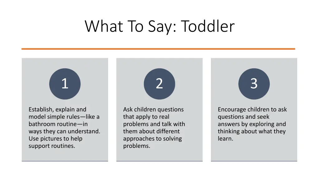 what to say toddler