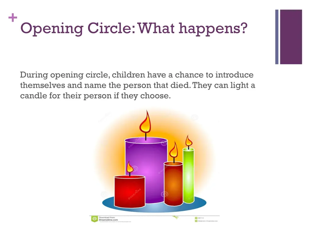 opening circle what happens