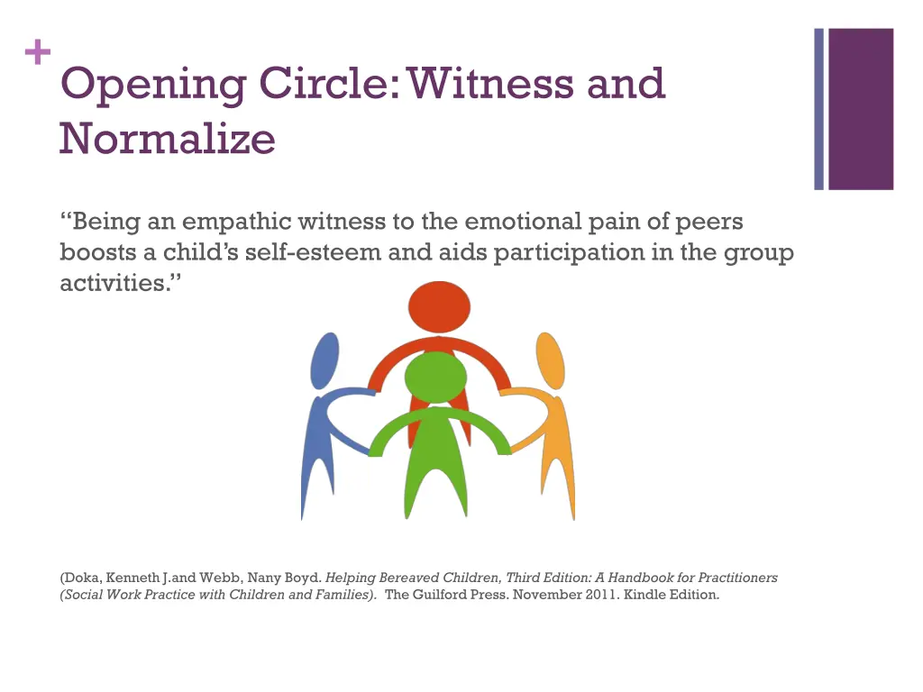 opening circle witness and normalize