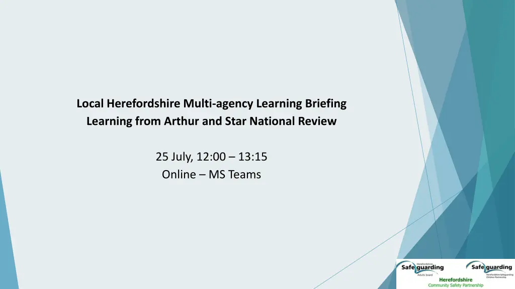 local herefordshire multi agency learning