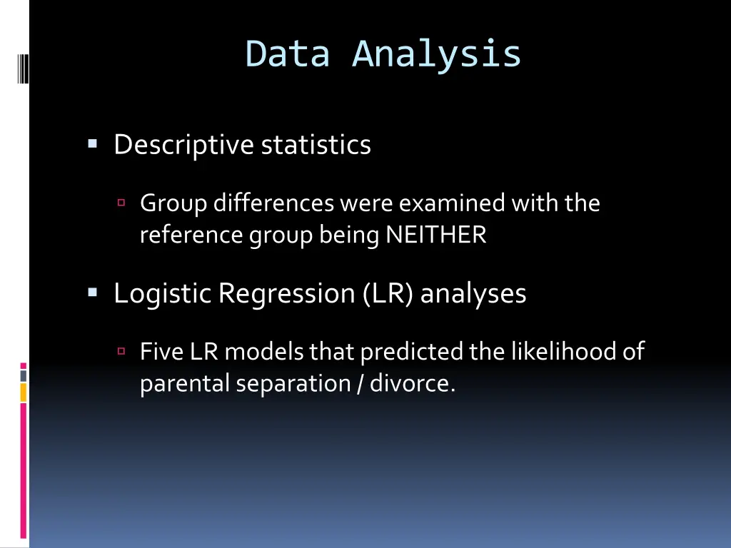 data analysis