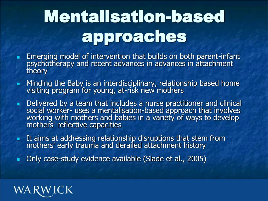 mentalisation mentalisation based approaches