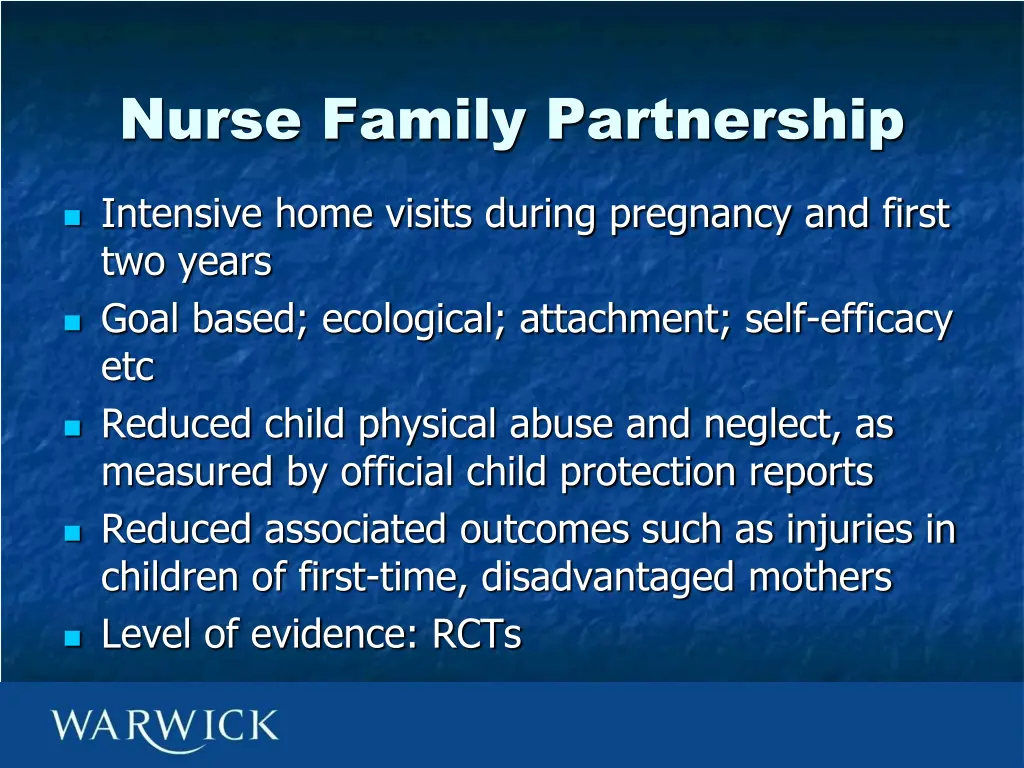 nurse family partnership