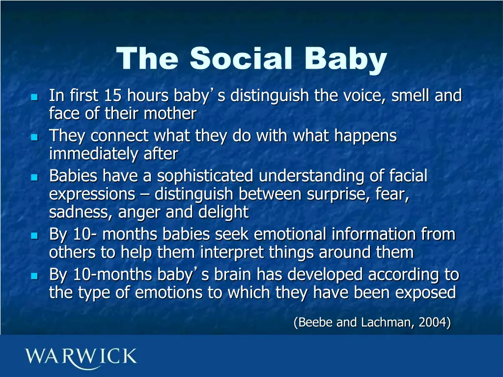 the social baby