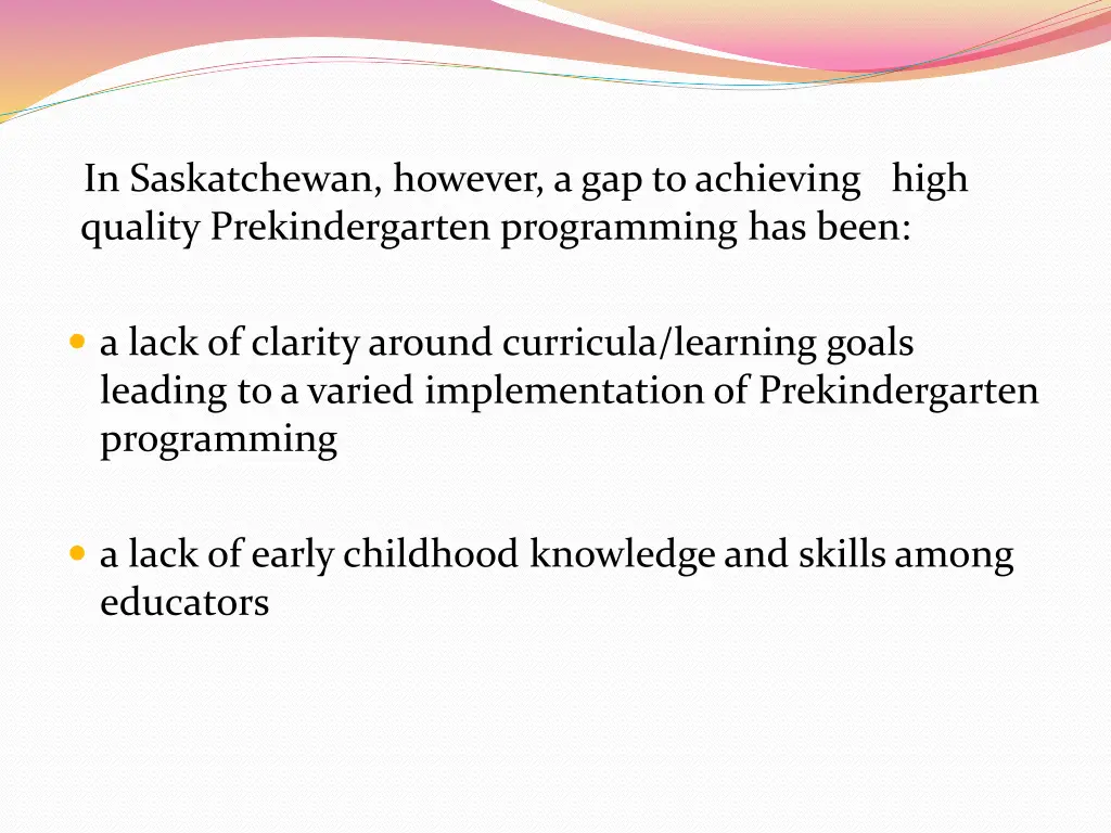 in saskatchewan however a gap to achieving high