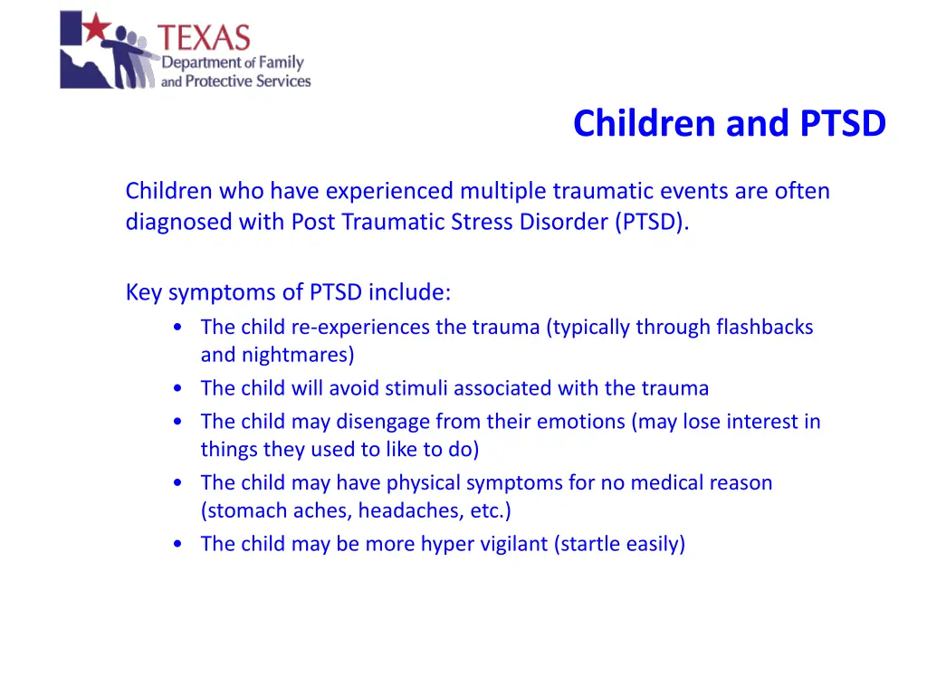 children and ptsd