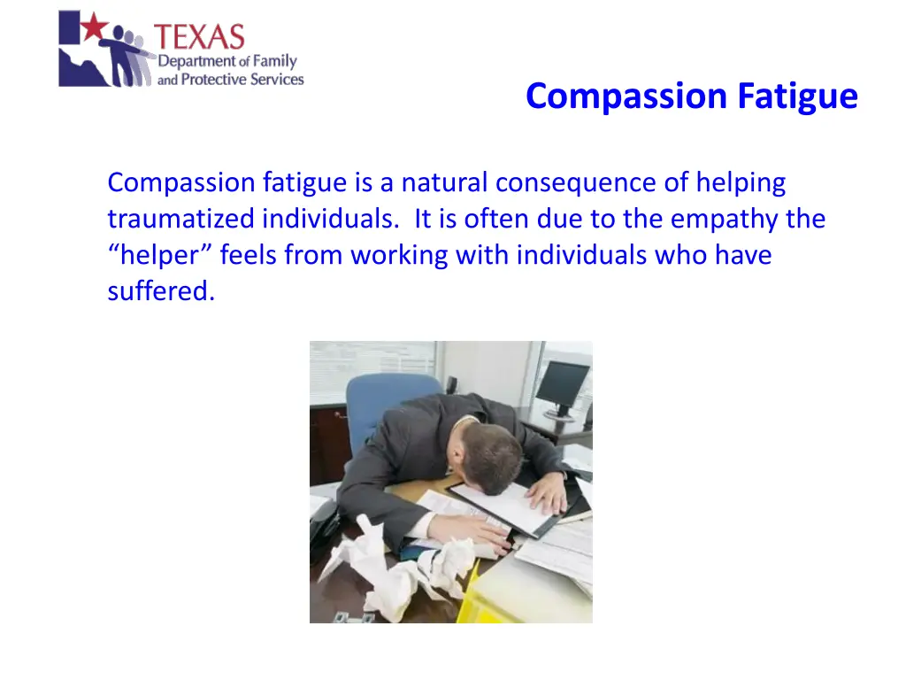 compassion fatigue