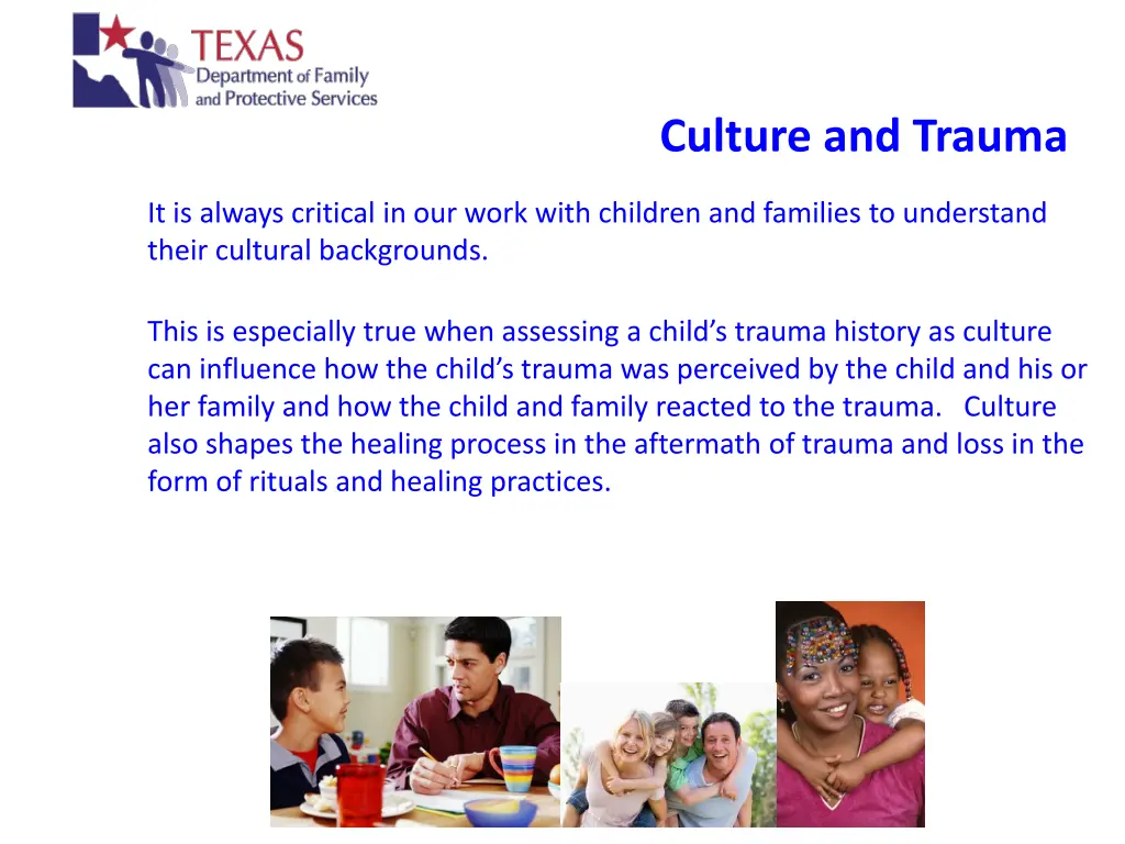 culture and trauma