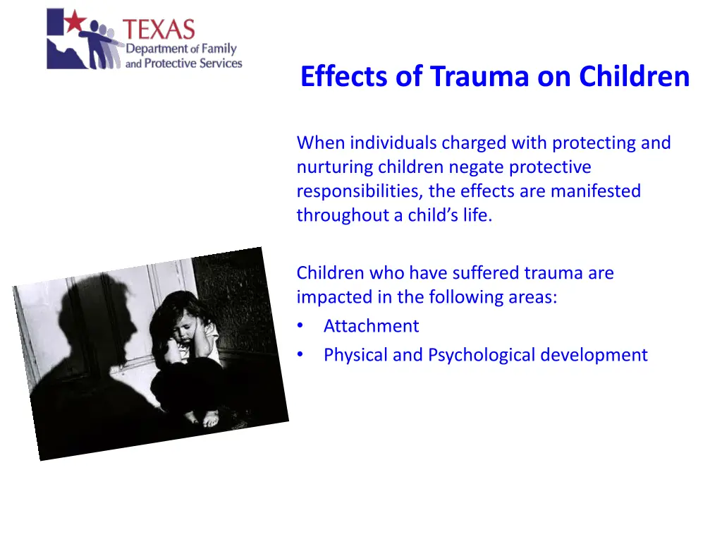 effects of trauma on children