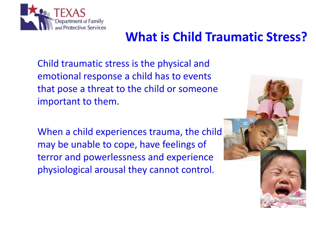 what is child traumatic stress