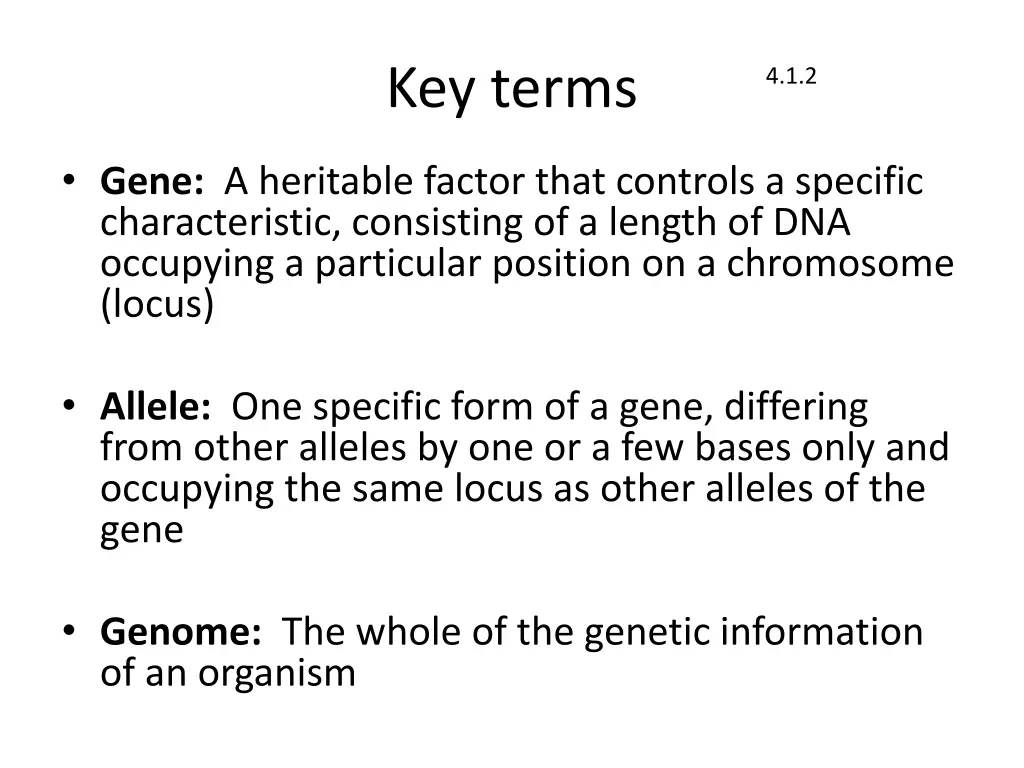 key terms