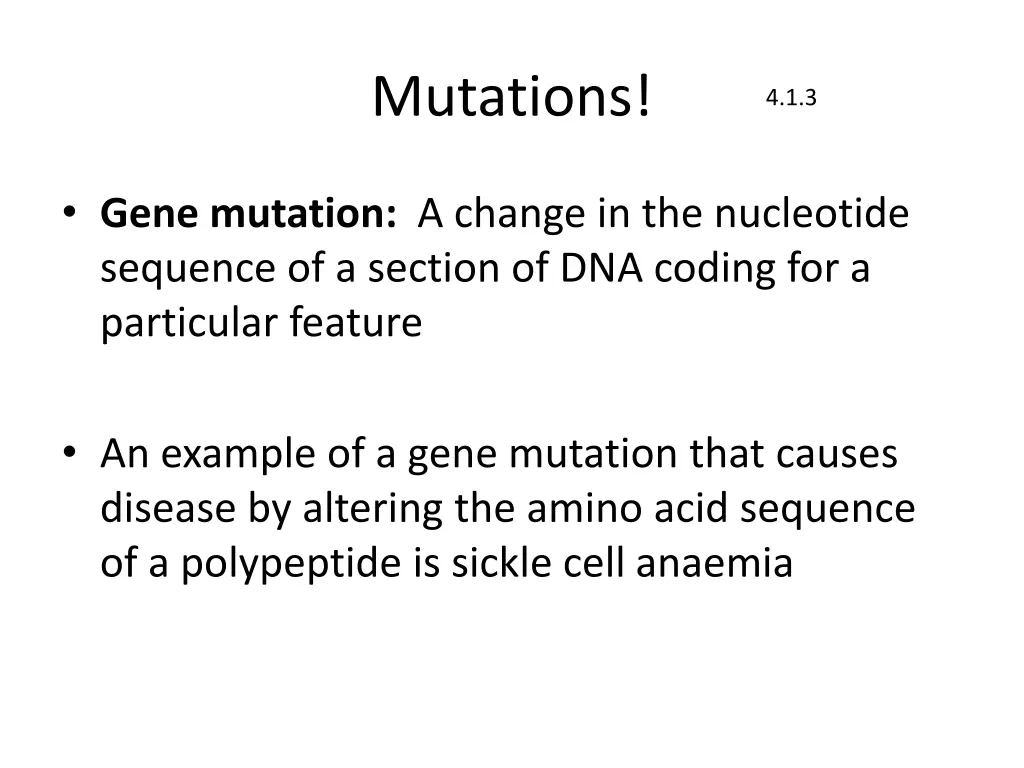 mutations