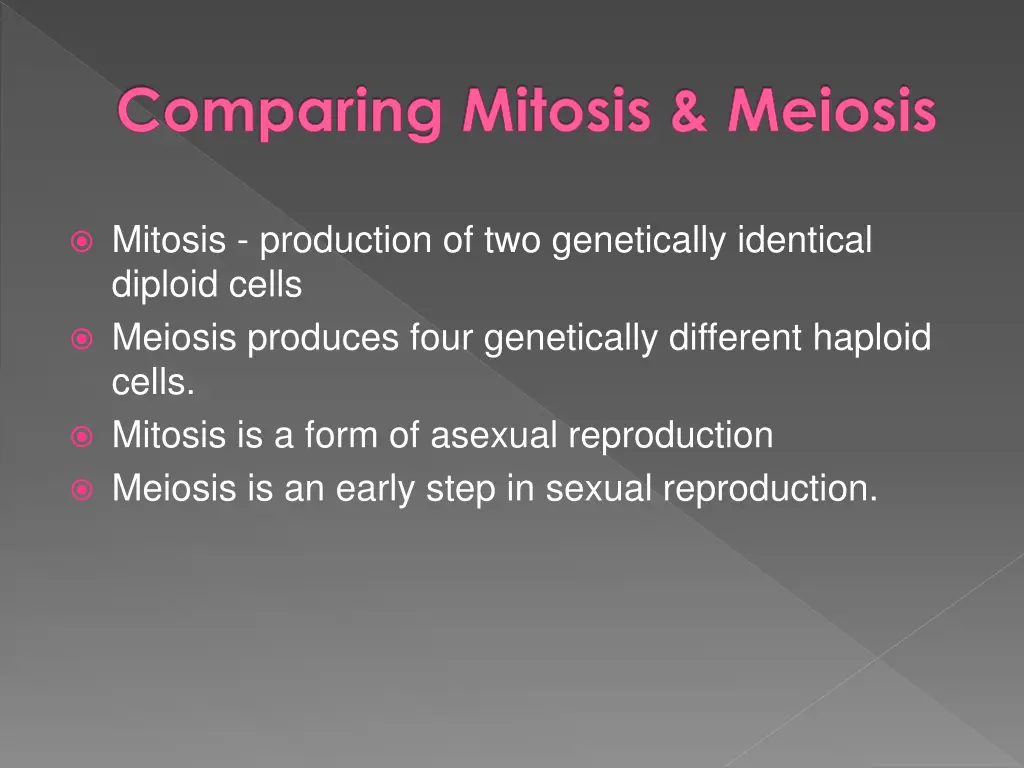 comparing mitosis meiosis 1