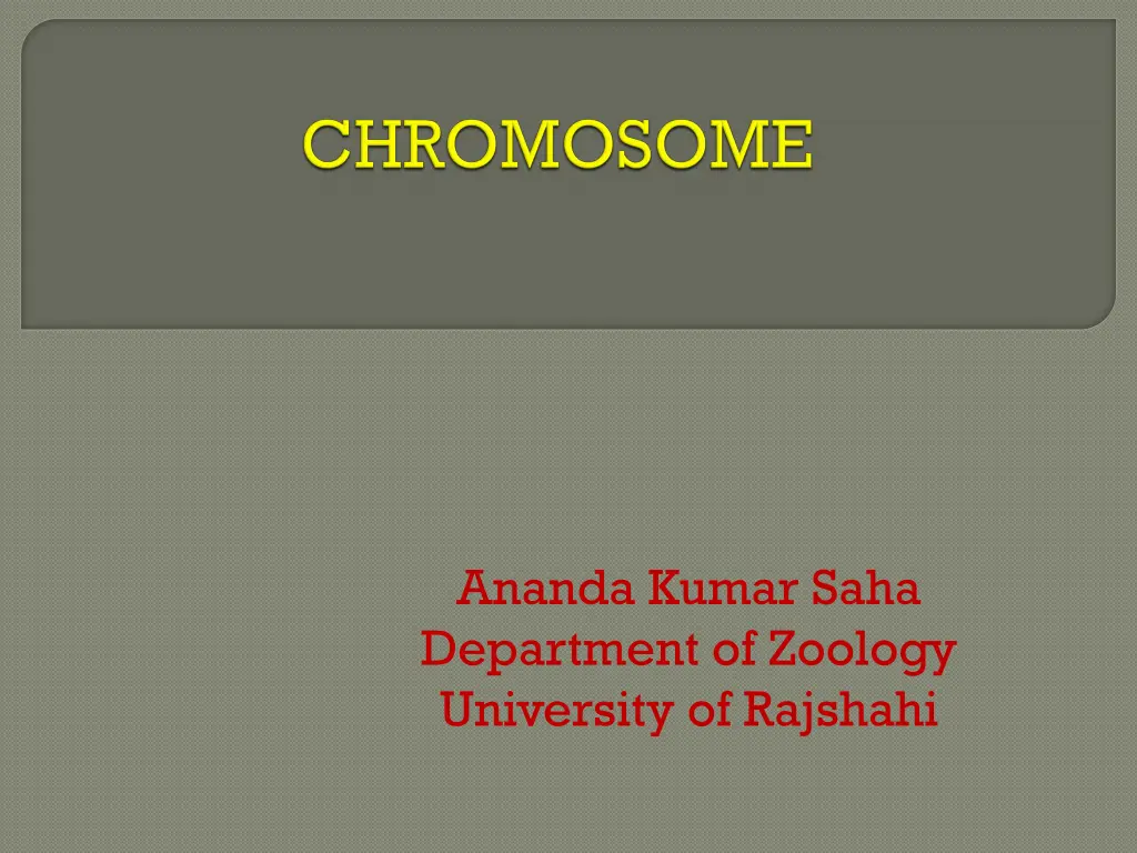 ananda kumar saha department of zoology