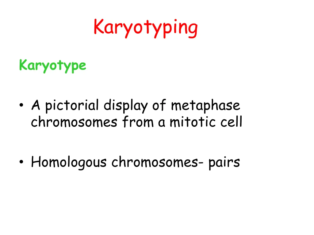 karyotyping