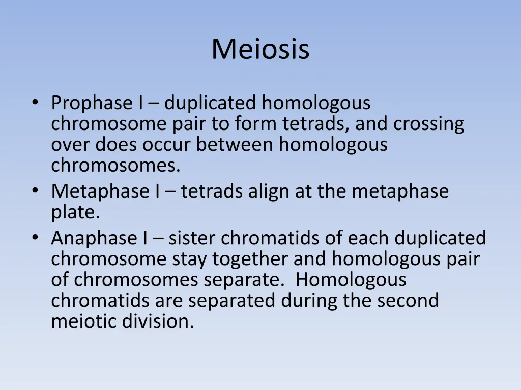 meiosis