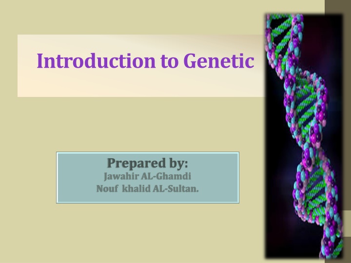 introduction to genetic