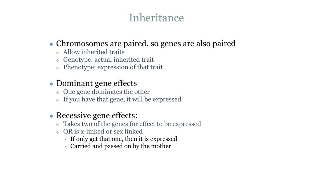 inheritance