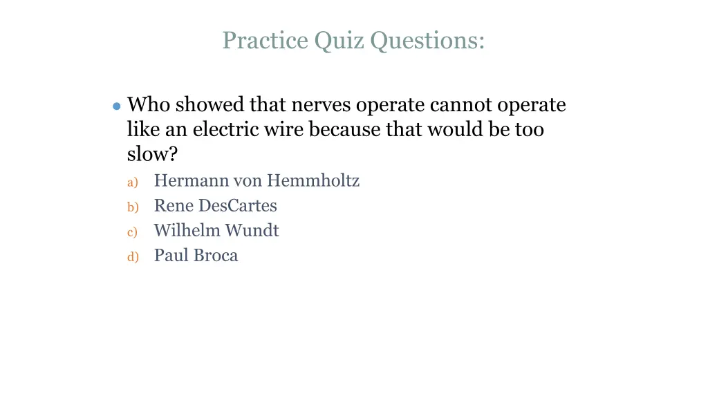 practice quiz questions