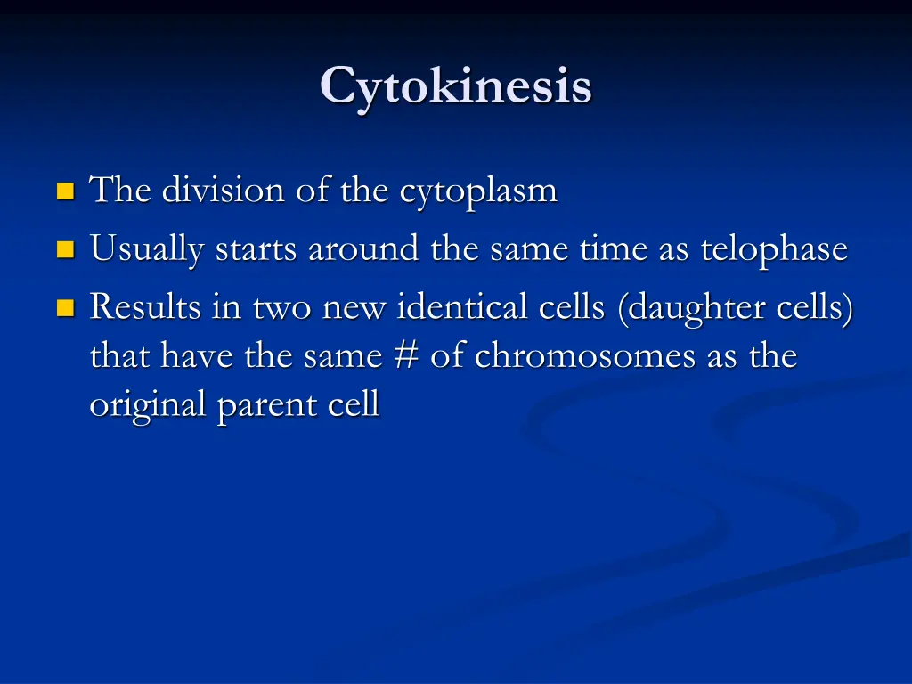 cytokinesis 1