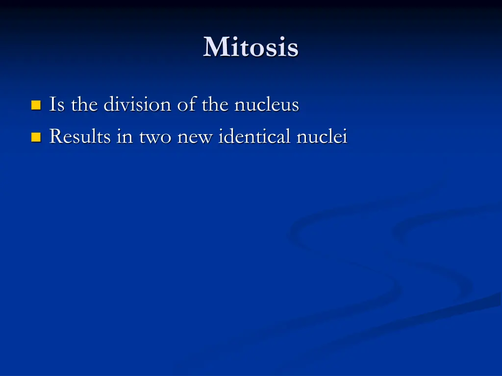 mitosis