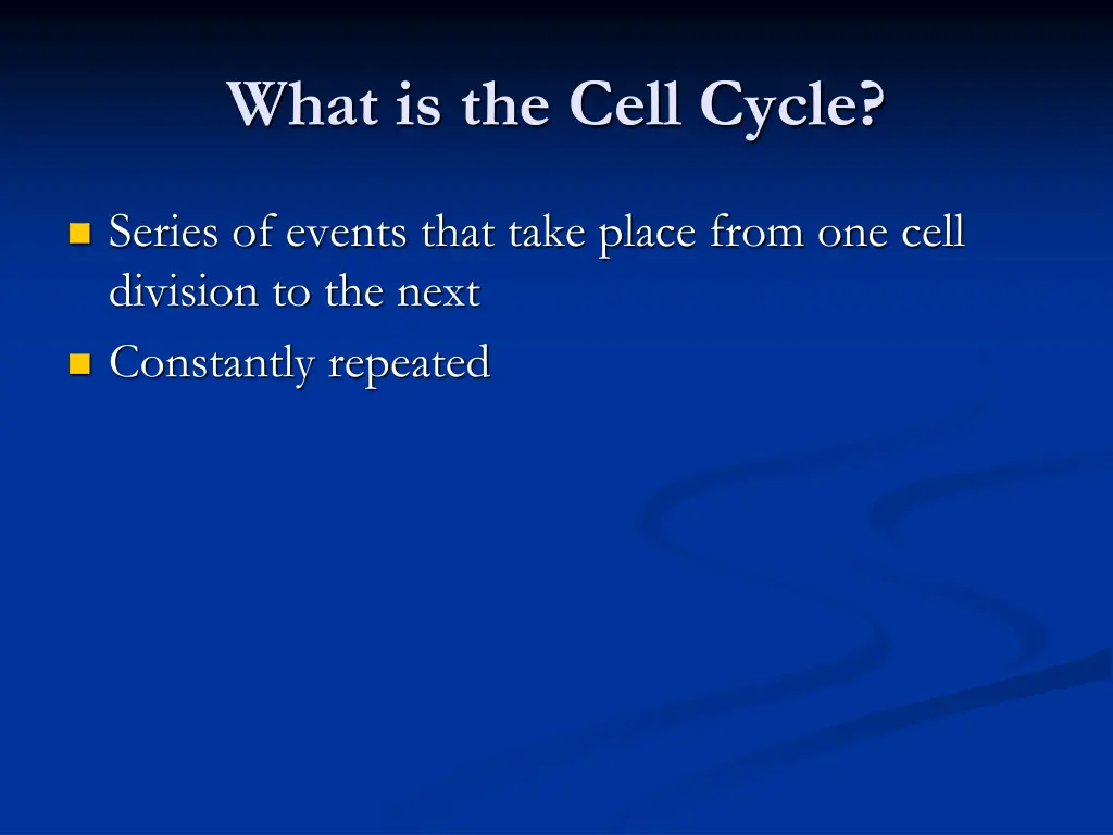 what is the cell cycle