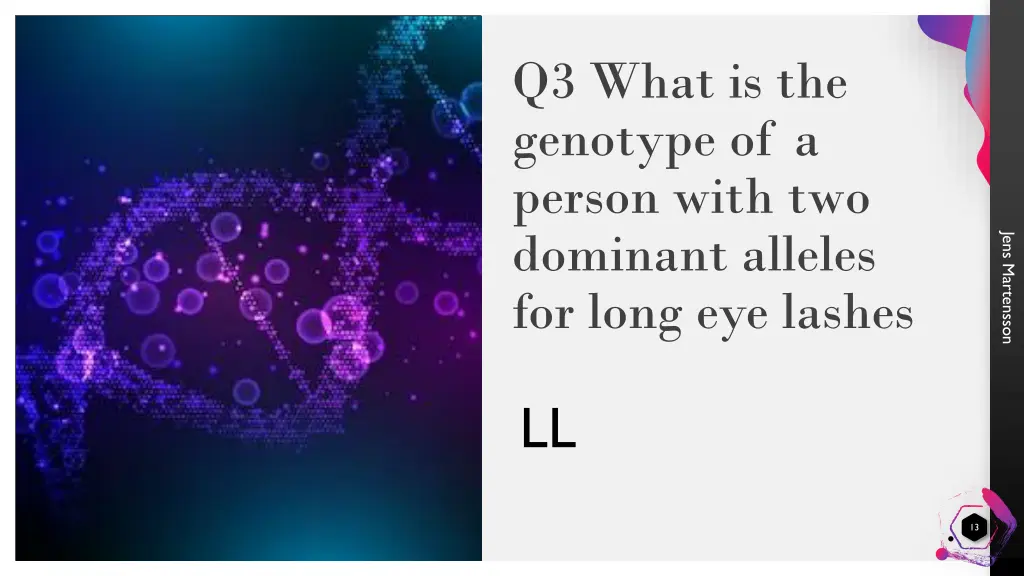 q3 what is the genotype of a person with