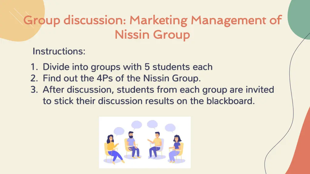 group discussion marketing management of group