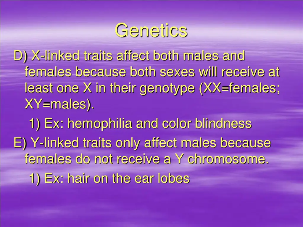 genetics 13