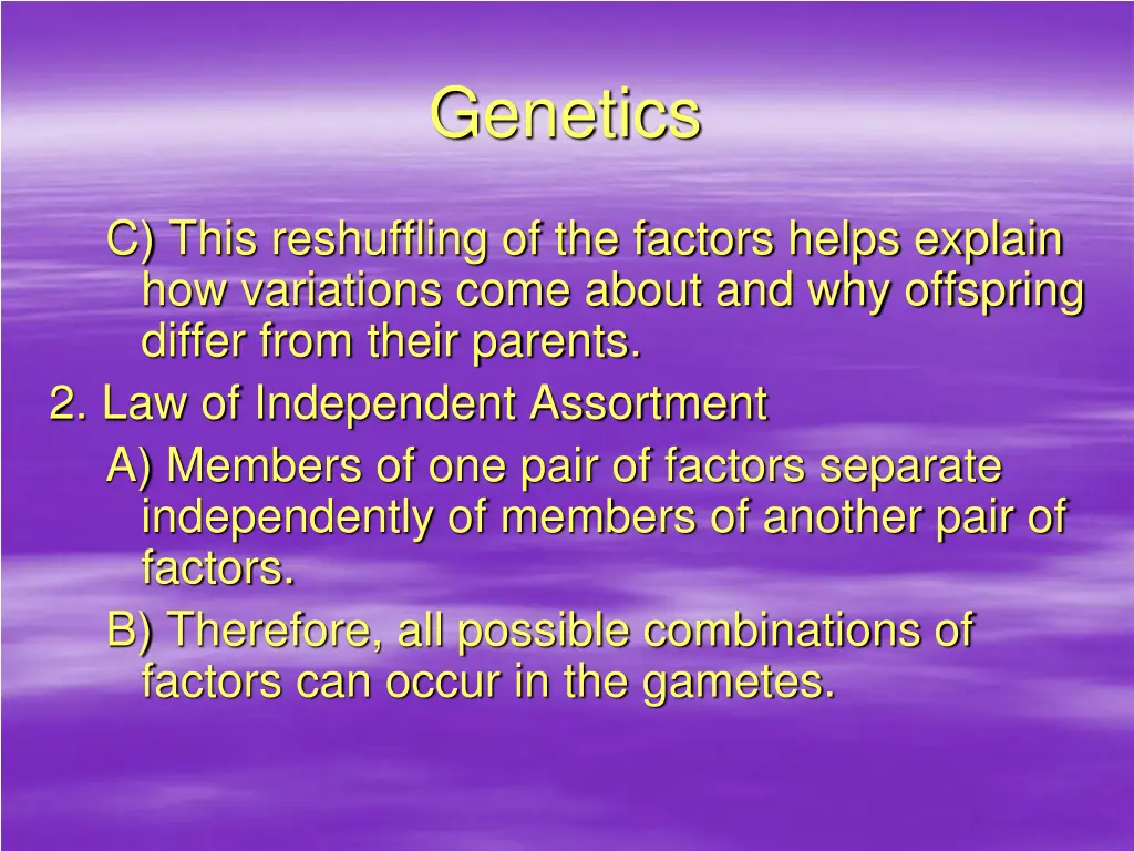 genetics 17